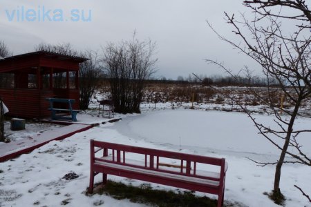 Усадьба Баба Яга зимой, фотографии внешнего вида и внутри